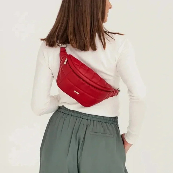 New Crossbody Leather Red - Picture 3 of 15